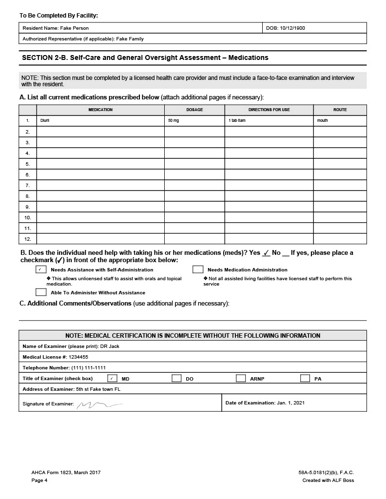 Making Sure 1823 Form Is Properly Filled Out! | ALF Boss