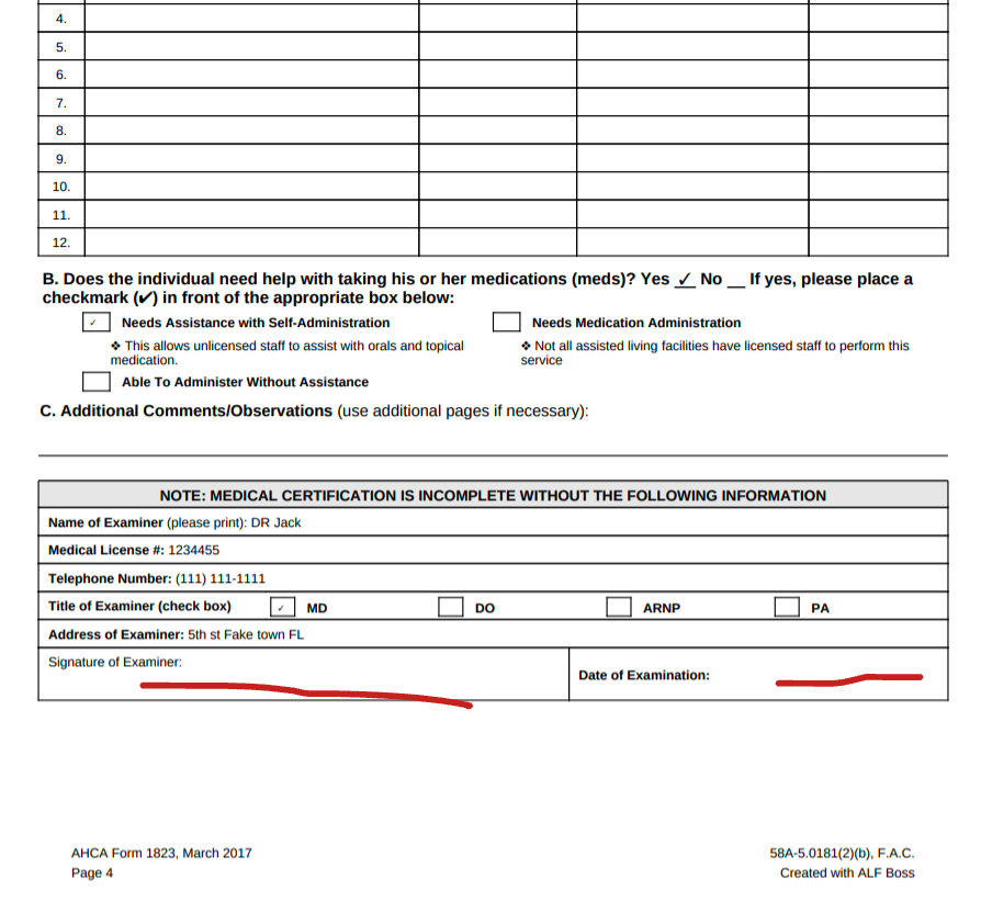 Making Sure 1823 Form Is Properly Filled Out! | ALF Boss