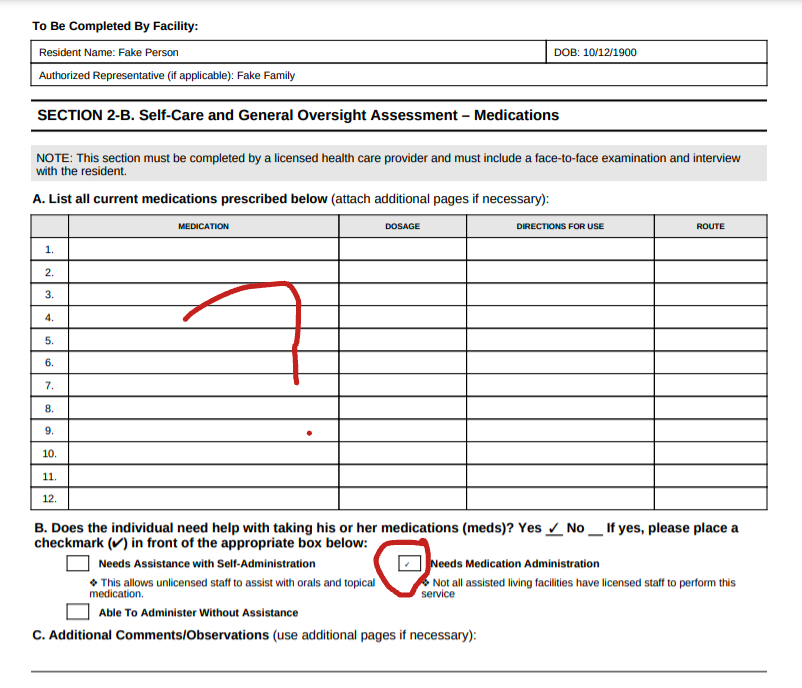 Making Sure 1823 Form Is Properly Filled Out! ALF Boss