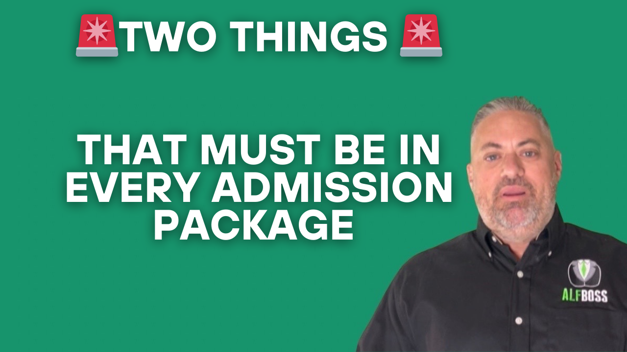 Two Things That MUST Be in Every Admission Package