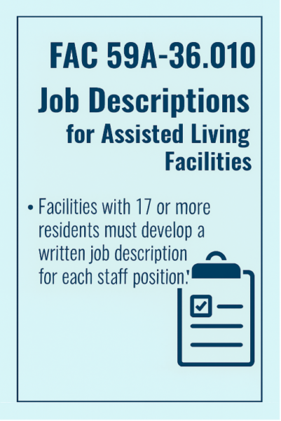 Job Descriptions Are Not Optional: Compliance with 59A-36.010 Staffing Standards