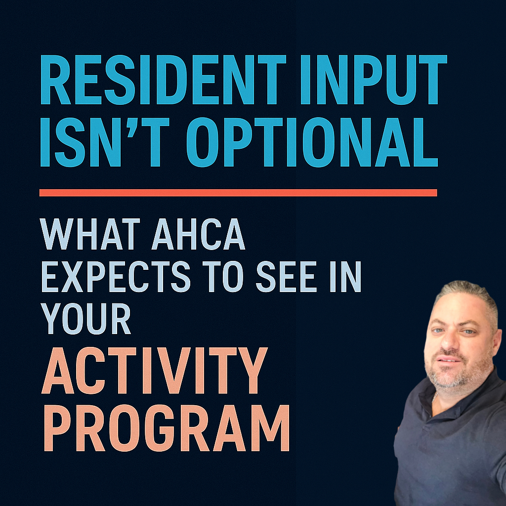 Resident Input Isn’t Optional: What AHCA Expects to See in Your Activity Program