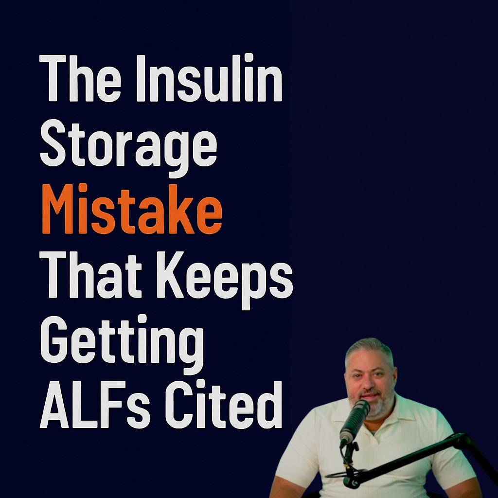 The Insulin Storage Mistake That Keeps Getting ALFs Cited — And How to Avoid It